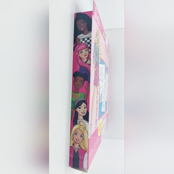 Cra-Z-Art Barbie Crayon by Number Poster Set, 19 Piece Coloring Set, Beginner - Picture 3 of 4